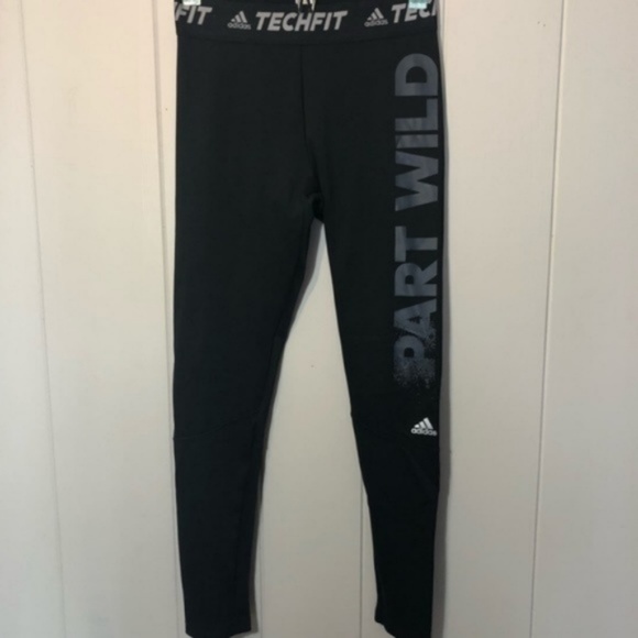 Adidas Tech Fit Part Wild Legging - Picture 2 of 6